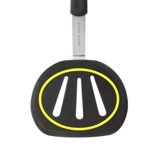 뒤집개 홈 강조 제품 이미지