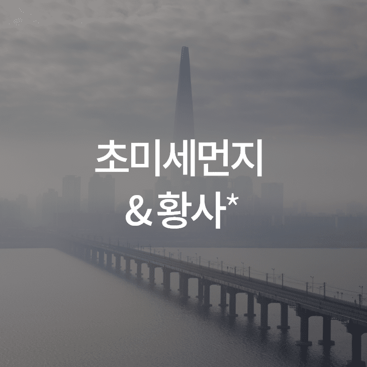 미세먼지 & 황사