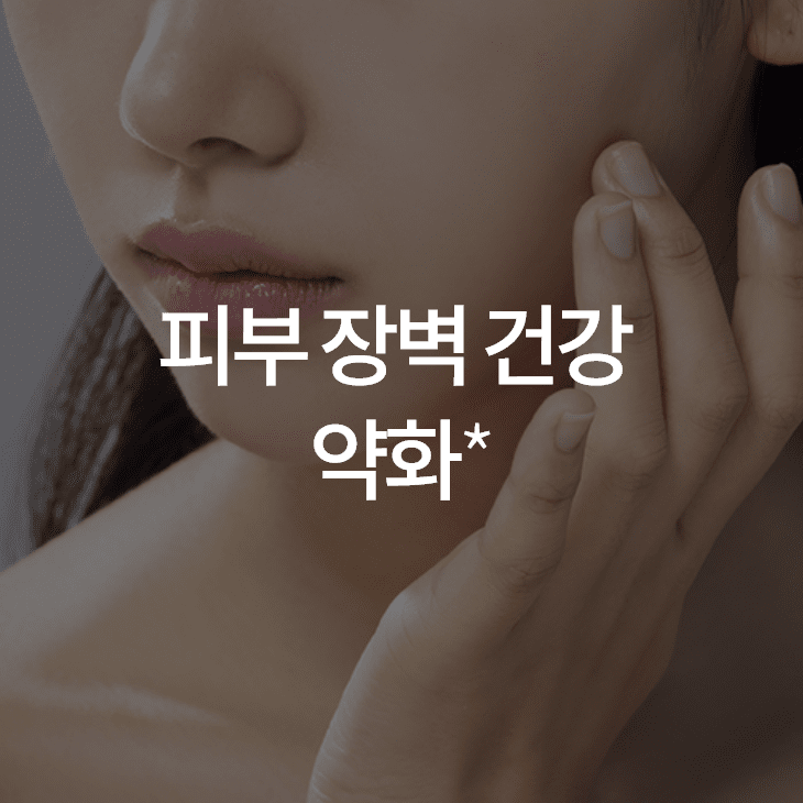 피부 장벽 약화