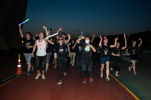 XS 5K Night Run 코스 - 그래피티...