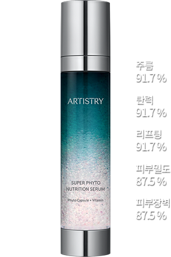 신제품 제품 사진 / 주름91.7% | 탄력91.7% | 리프팅91.7% | 피부밀도87.5% | 피부장벽87.5%