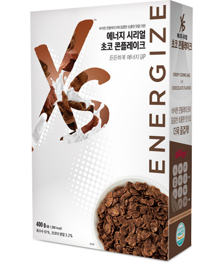 XS 에너지 시리얼 초코 콘플레이크 제품 이미지