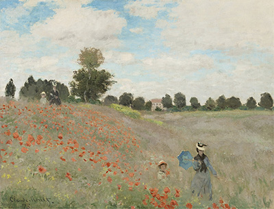 Claude Monet. Poppy Field. 1873