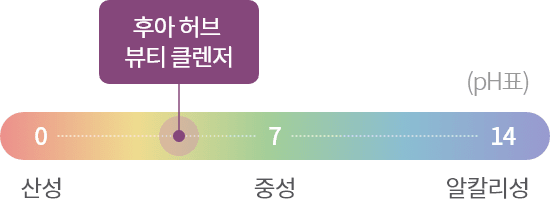 산성 중성 사이 후아 허브 뷰티 클렌저
