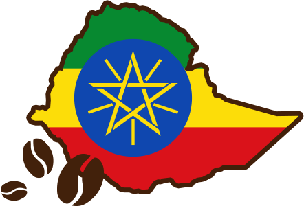 에티오피아 국기 일러스트 이미지