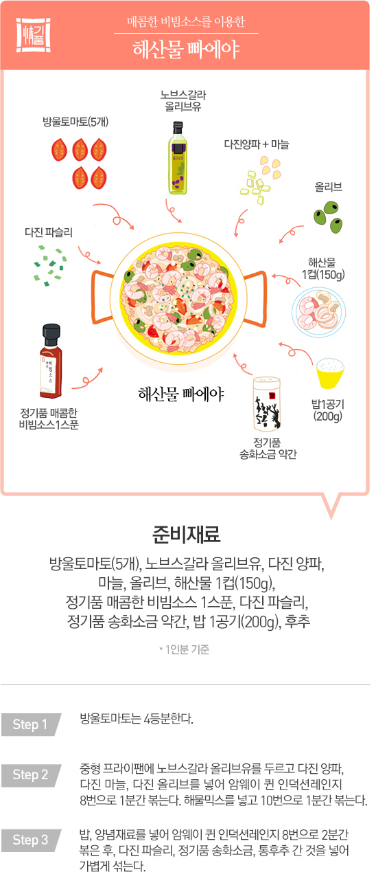 해산물 빠에야 레시피