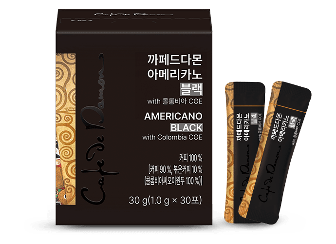 까페드다몬 아메리카노 블랙 width 콜롬비아 COE 상품 이미지