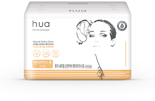 후아 내추럴 순면커버 팬티라이너 수퍼롱 제품이미지